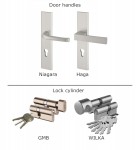 Door handles and cylinders